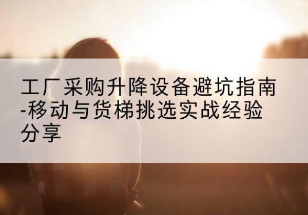 建始移动式升降机怎么选-工厂采购升降设备避坑指南-移动与货梯挑选实战经验分享